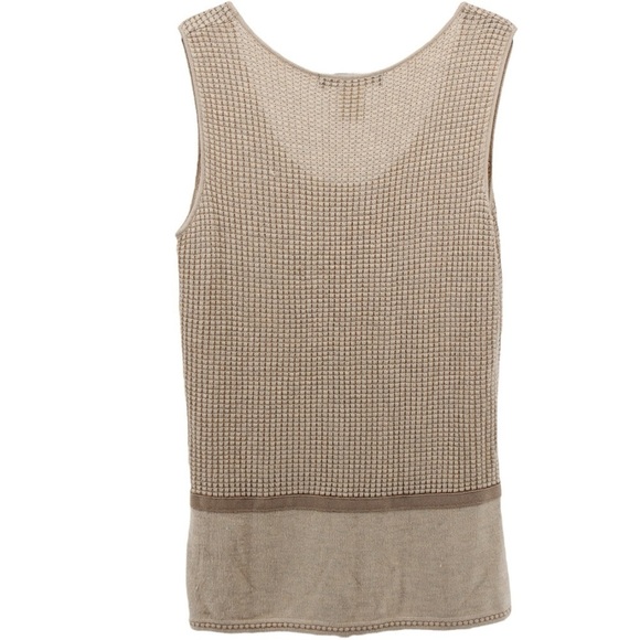 Sigrid Olsen Knit Granola Girl Cottagecore Coastal Tank Silk Cashmere Blend SP - Picture 5 of 9